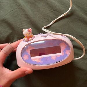 Hello Kitty Pink Digital Alarm Clock